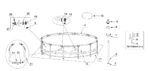 Stopica za Metal i Prism Frame bazene — 12138