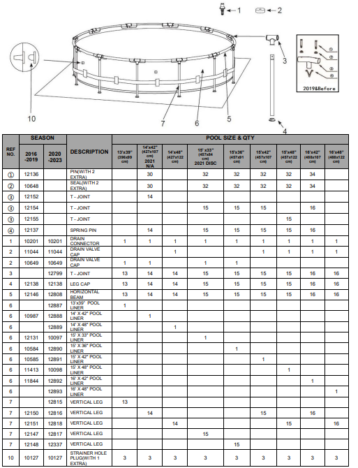 12818_2-1.png Vertikalna šipka za Metal Frame i Graphite gray bazene — 12818