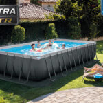 Intex Ultra XTR Rectangular Frame bazen sa čeličnom konstrukcijom i peščanom pumpom – 7.32m x 3.66m x 1.32m — 26364NP