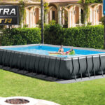 Intex Ultra XTR Rectangular Frame sa čeličnom konstrukcijom i peščanom pumpom – 9.75m x 4.88m x 1.32m — 26374NP