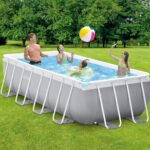 Intex Prism Frame Rectangular Premium bazen – 4m x 2m x 1m — 26788NP