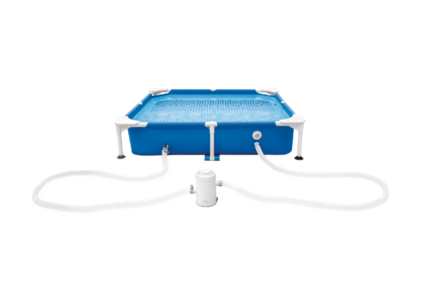 Bazen za kućne ljubimce sa filter pumpom – 1.52 x 1.52 x 0.3m — 48402NP