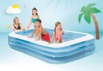 Bazen za celu porodicu – transparentni – 3.05m x 1.83m x 0.56m — 58484NP