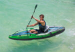 CHALLENGER K1 KAYAK (86″ Aluminijumska vesla) + Teretna mreža — 68305NP