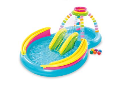 Intex Rainbow bazen igraonica za decu sa toboganom - 56137NP