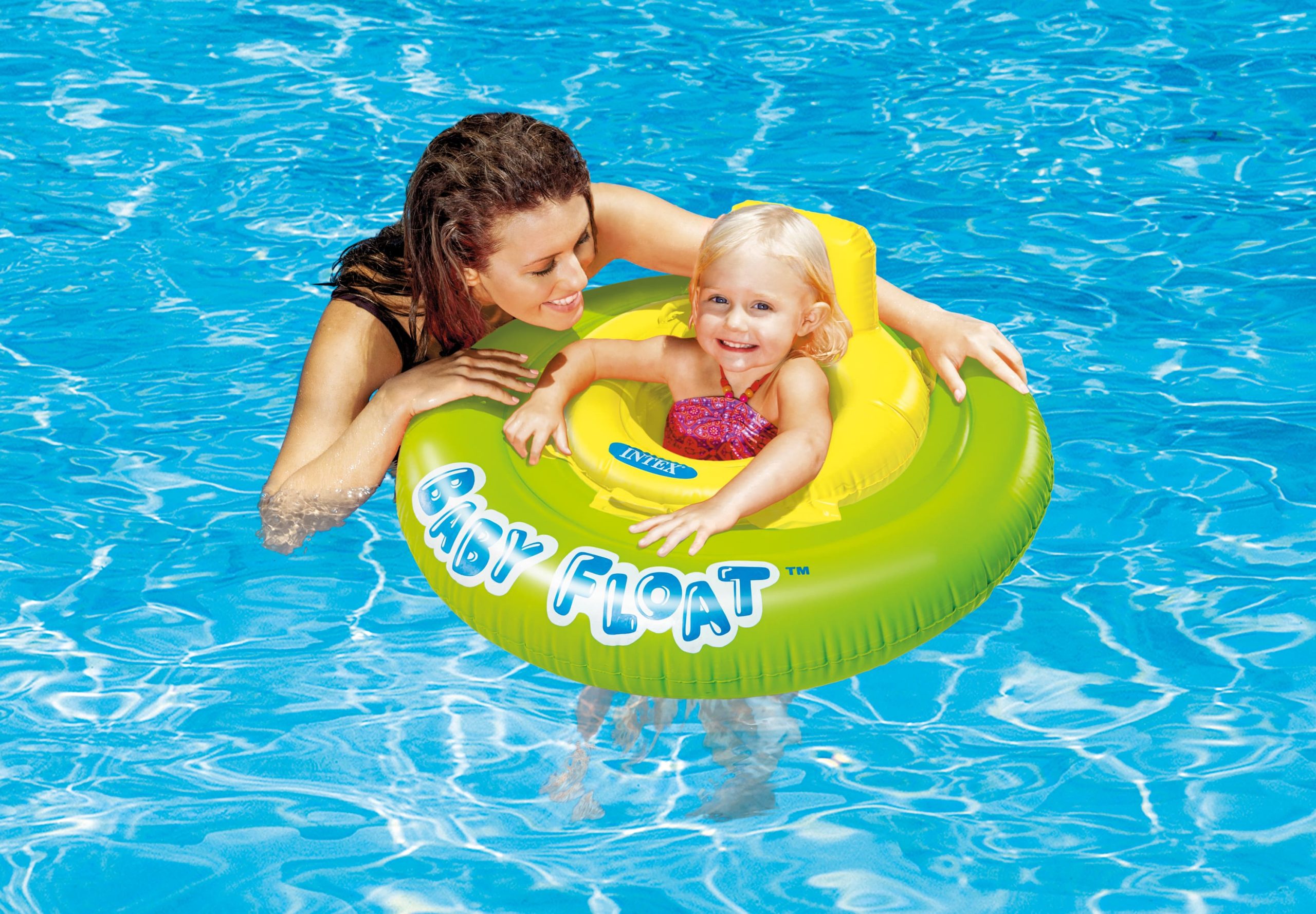 Intex zeleno-žuti dubak za bebe sa naslonom Intex zeleno-žuti dubak za bebe sa naslonom - 56588EE