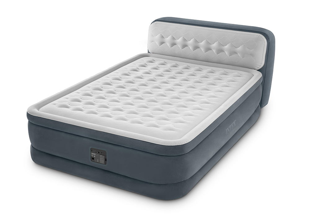 Intex Queen Deluxe vazdušni krevet sa uzglavljem i ugrađenom pumpom 152 x 236 x 86 cm Intex Queen Deluxe vazdušni krevet sa uzglavljem i ugrađenom pumpom 152 x 236 x 86 cm - 64448ND