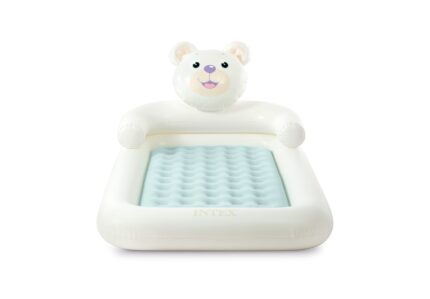 Intex dečiji krevet na naduvavanje Medvedić sa ručnom pumpom - 66814NP
